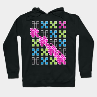 Isometric  Squares Hoodie